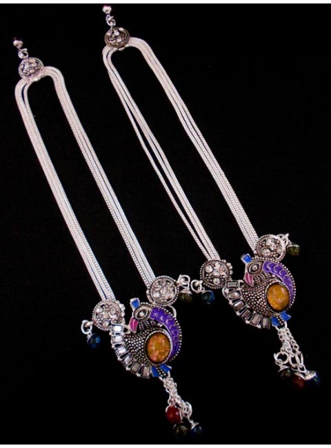 Oxidised Anklets